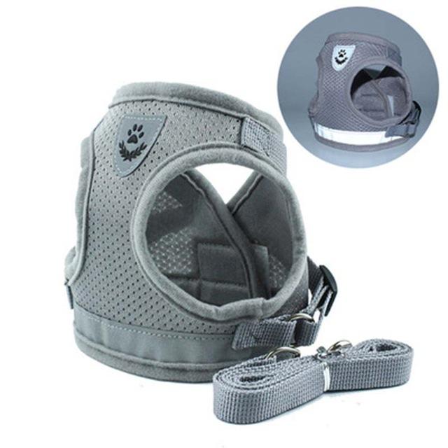 PACGOTH Adjustable Chest Pet Chest Vest Dog Harnesses Pet Collars Pet Chest Back Traction Belt Walking Lead Leash Strap Belt