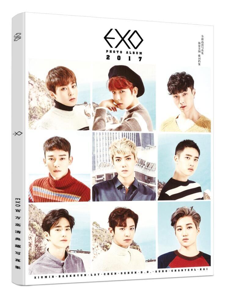 [MYKPOP]2018 Fashion Fans Gift EXO LOTTO HD Photos KPOP Fans Collection SA18072201