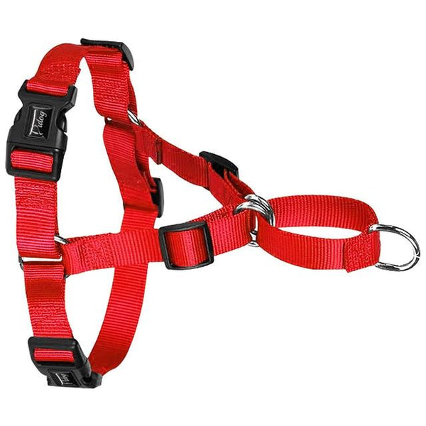 No Pull Nylon Dog Harness Adjustable Pet Dog Harnesses Vest For Medium Large Dogs Pitbull Bulldog German Shepherd  S-XL Black