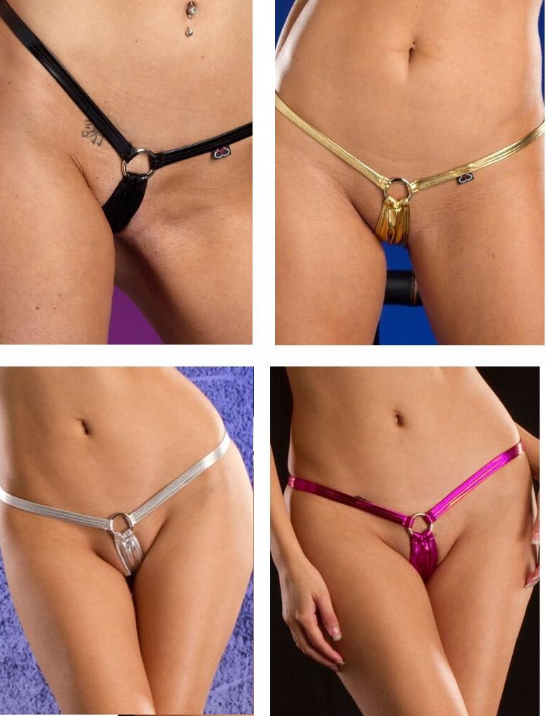 sexy micro mini thong metallic micro g string bikini shorts ladies sexy underwear sexy lingerie hot ropa interior mujer