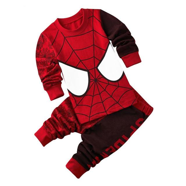 Children's Clothing Sets Boys Sleepwear Clothes Kids Batman Pajamas Set Baby Girls Cotton Cartoon Pijamas Spring Autumn Pyjamas