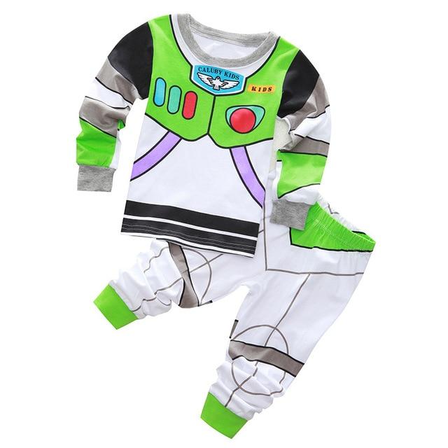 Children's Clothing Sets Boys Sleepwear Clothes Kids Batman Pajamas Set Baby Girls Cotton Cartoon Pijamas Spring Autumn Pyjamas