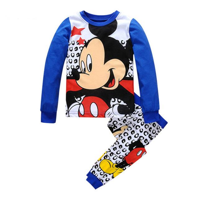 Children's Clothing Sets Boys Sleepwear Clothes Kids Batman Pajamas Set Baby Girls Cotton Cartoon Pijamas Spring Autumn Pyjamas