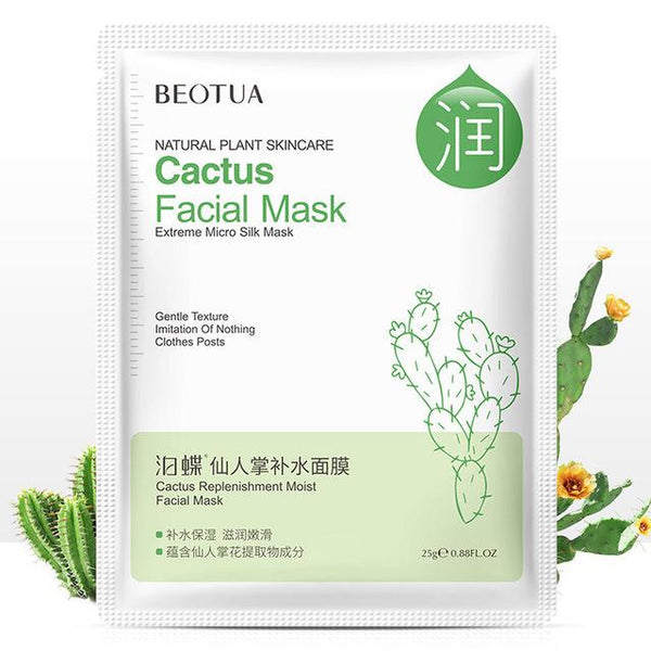 BEOTUA Facial Mask Cartoon Face Mask Deep Nourish Brighten Moisturizing Facial Mask Hyaluronic Acid Beauty Skin Care Sheet Mask