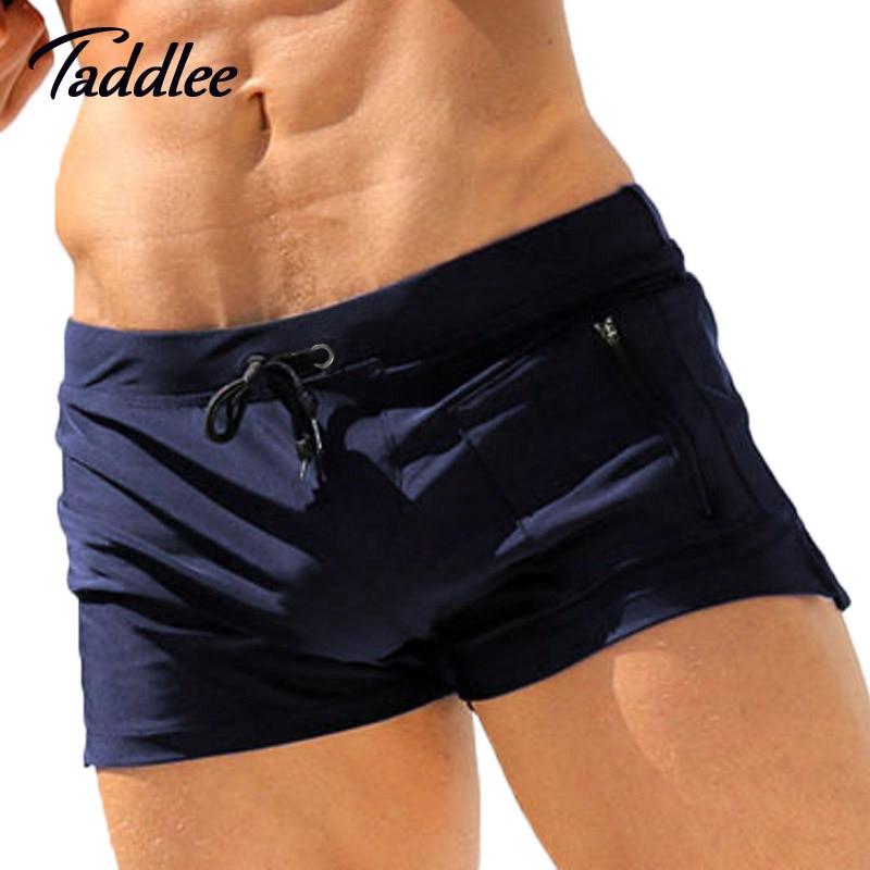 Taddlee Brand Man Men Swimwear Men's Swimsuits Surf Board Beach Wear Man Swimming Trunks Boxer Shorts Swim Suits Gay Pouch WJ