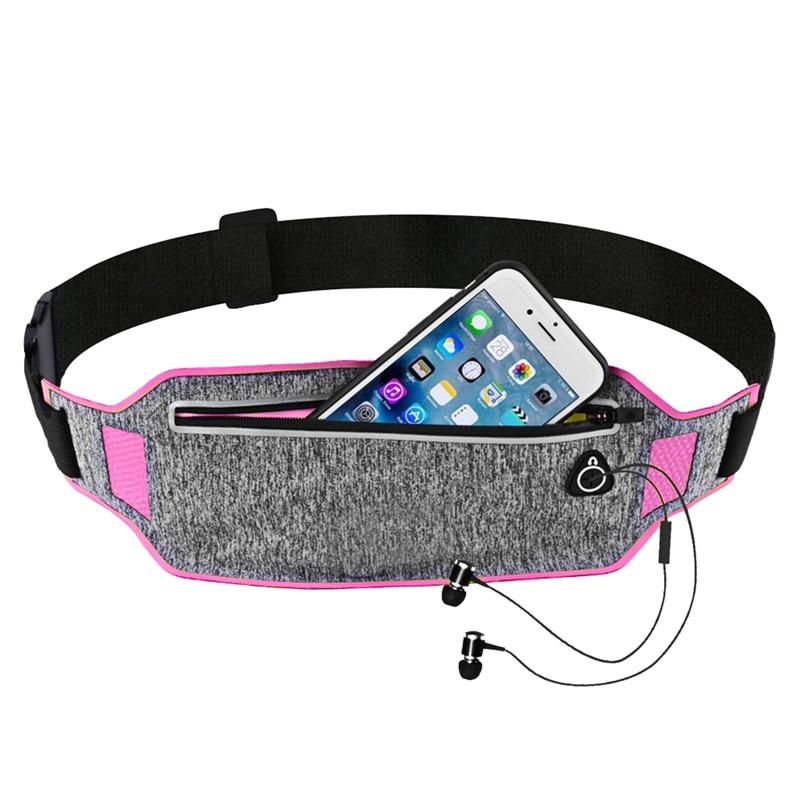 Outdoor Running Waist Bag Waterproof Mobile Phone Holder Jogging Belt Belly Bag Women Gym Fitness Bag Lady Sport Accessories
