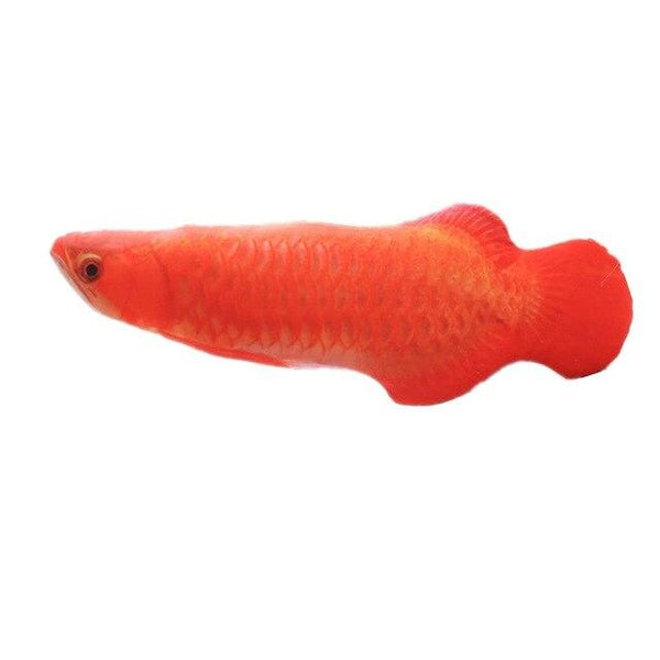 Anpro 1PC Vivid Artificial Fish Shape Simulation Plush Pet Cat Chew Toy Cat Mint Catnip Fish Toys Interaction Training Toys