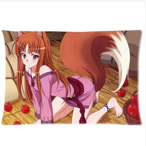 cirno's Store Spice and Wolf anime Characters sexy animal ears girl holo Cushion 2 sides pillowcase