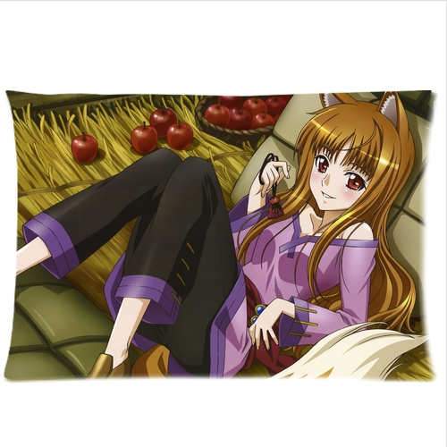 cirno's Store Spice and Wolf anime Characters sexy animal ears girl holo Cushion 2 sides pillowcase