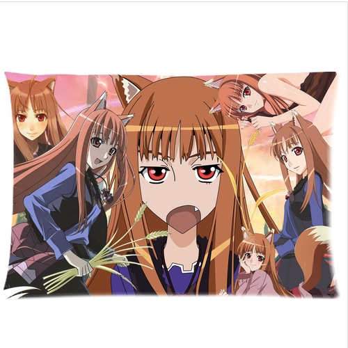 cirno's Store Spice and Wolf anime Characters sexy animal ears girl holo Cushion 2 sides pillowcase