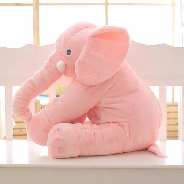 Elephant Plush Pillow Baby Sleeping Back Cushion Baby Elephant Stuffed Animal Toy 60CM Stuffed Elephant Doll Baby Toys Gifts
