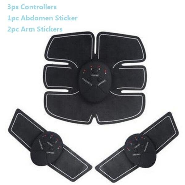 Body Slimming Shaper Machine TENS Electronic Abdominal Fitness Accessories EMS Wireless Electric Muscle Stimulator Massager