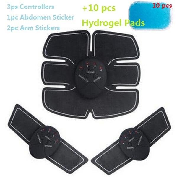 Body Slimming Shaper Machine TENS Electronic Abdominal Fitness Accessories EMS Wireless Electric Muscle Stimulator Massager