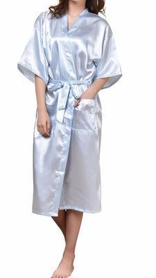 CEARPION Plus Size S-3XL Satin Robe Gown Women's Kimono Bathrobe Sexy Home Clothes Casual Sleepwear Intimate Lingerie Negligee