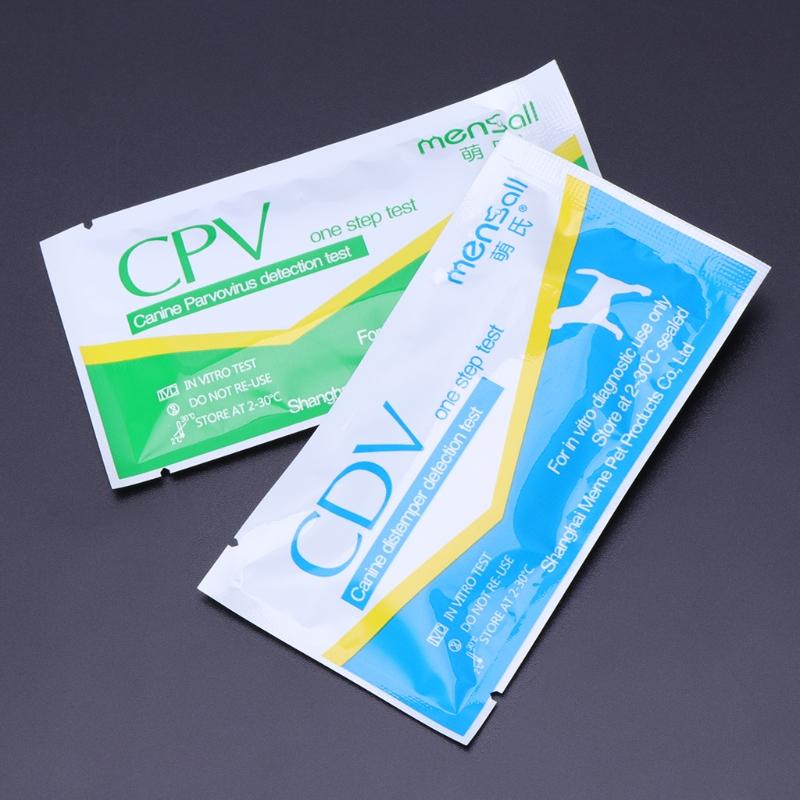 Test Paper Canine Home Health Detection For Distemper Parvovirus Virus CDV/CPV