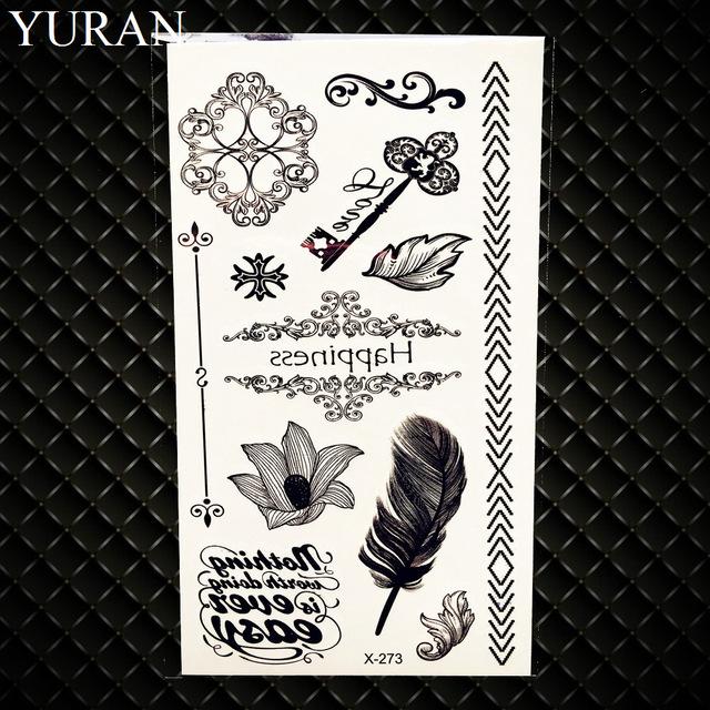 Summer Style Temporary Tattoo Stickers Camping Litter Letter Feather Kids Finger Fake Tattoo Boys Body Arm Art Tatoos Love Paste
