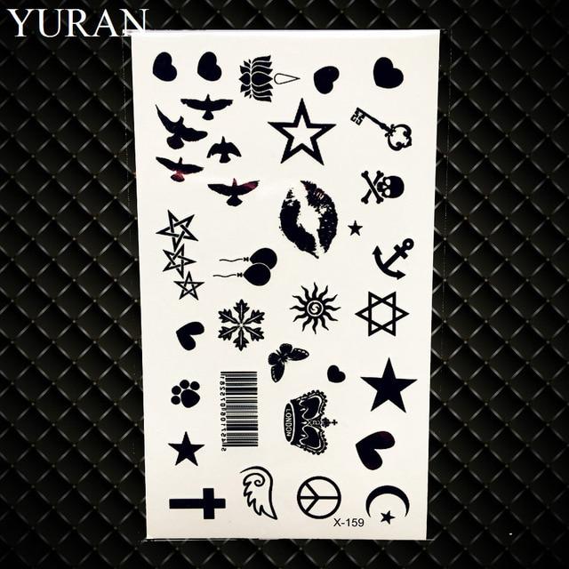 Summer Style Temporary Tattoo Stickers Camping Litter Letter Feather Kids Finger Fake Tattoo Boys Body Arm Art Tatoos Love Paste