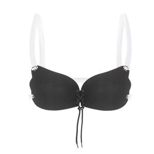 Xiushiren DD DDD Cup Adjusted-straps Plus Size Invisible Adhesive Bra For Backless Dress Strapless Push Up Silicone Bra Tops