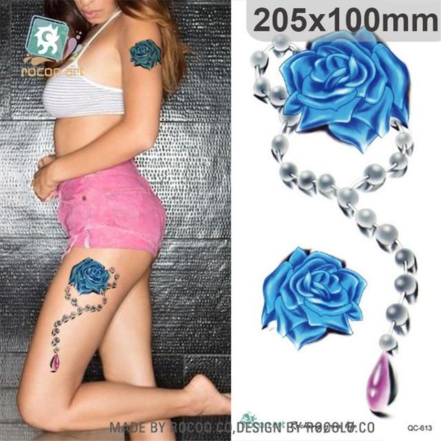 hot sale temporary Waterproof tattoo sticker for women sexy black wedding bracelet Jewelry lace tattoo stickers wholesale QC8503