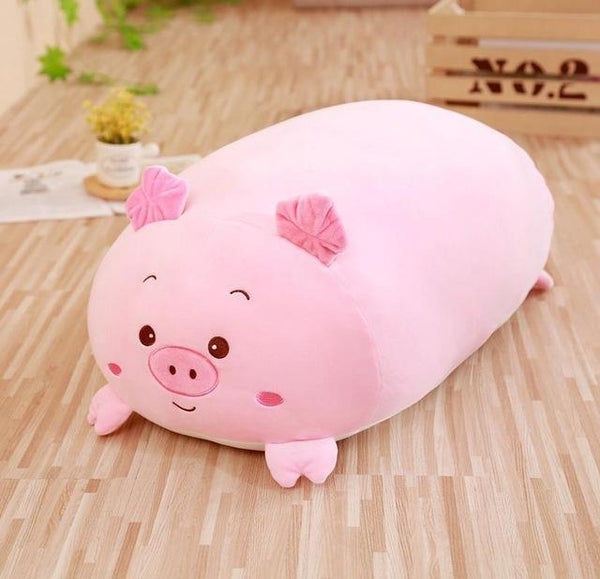 30/60cm Soft Animal Cartoon Pillow Cushion Cute Fat Dog Cat Totoro Penguin Pig Frog Plush Toy Stuffed Lovely kids Birthyday Gift