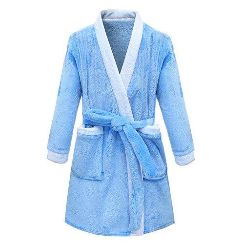 Children Bathrobes for Boys Velvet Sleepwear Baby Robes Pajamas for Girls Clothes Teens Striped Pijamas Kids Bath Robe Home Wear