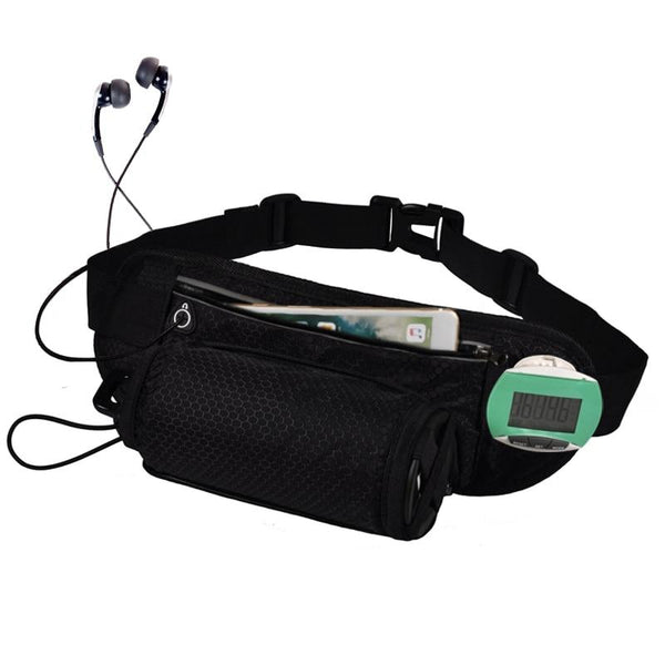 Men Running Bag Sports Water Bottle Holder Run Belt Jogging Waist Bag Waterproof Fanny Pack Women Gym Fitness  Accessories