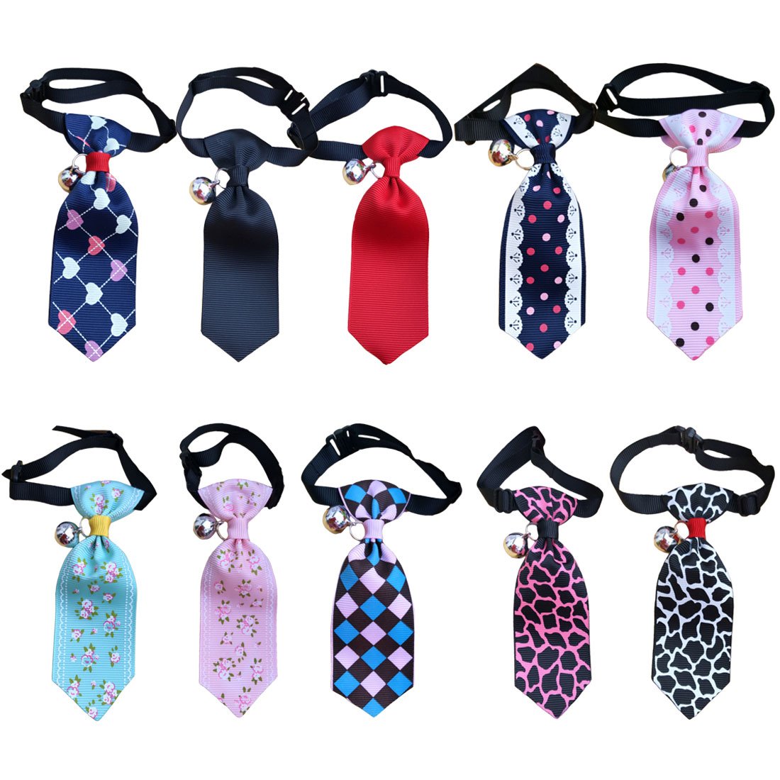 Cute Pet Bow Ties Dog Ties Cat Neckties Adjustable Dog Cat Pet Tie Puppy Toy Grooming Bow Tie Necktie Clothes Pet Dog Supplies