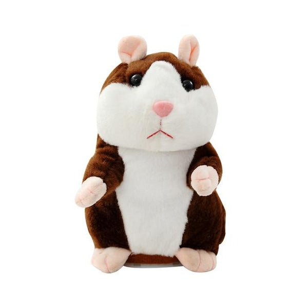 Talking Hamster Mouse Pet Christmas Toy Speak Talking Sound Record Hamster Educational Plush Toy for Children Christmas Gift