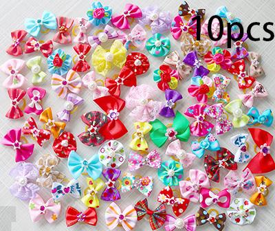 10/20/30pcs/lot Mix StyleTop Quality Pearls Style dog bows pet hair bows for Festival dog hair accessories grooming products