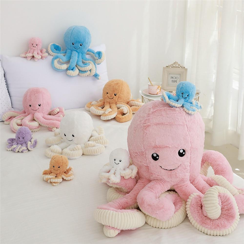 18cm Super Lovely Simulation octopus Pendant Plush Stuffed Toy Soft Deer Animal Home Accessories Cute Animal Doll Children Gifts