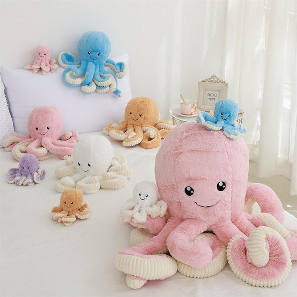 18cm Super Lovely Simulation octopus Pendant Plush Stuffed Toy Soft Deer Animal Home Accessories Cute Animal Doll Children Gifts