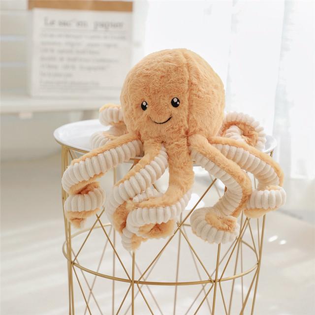 18cm Super Lovely Simulation octopus Pendant Plush Stuffed Toy Soft Deer Animal Home Accessories Cute Animal Doll Children Gifts