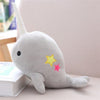 25-35cm Narwhal whale binary star doll plush Toy soft animal ocean sea stuffed Toys for Children Christmas Gift kid Brinquedos