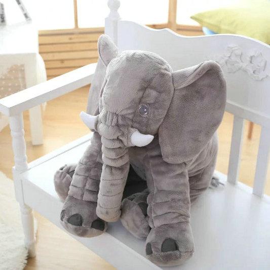 40cm/60cm Height Large Plush Elephant Doll Toy Kids Sleeping Back Cushion Cute Stuffed Elephant Baby Accompany Doll Xmas Gift