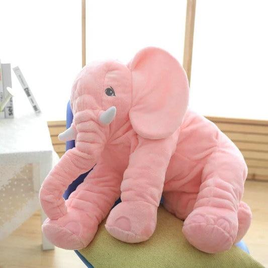 40cm/60cm Height Large Plush Elephant Doll Toy Kids Sleeping Back Cushion Cute Stuffed Elephant Baby Accompany Doll Xmas Gift