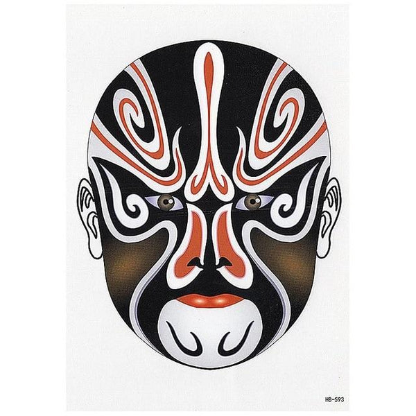 TRIBAL TEMPORARY TATTOO, MAORI TURTLE, POLYNESIAN, BLACK, MENS, WOMENS