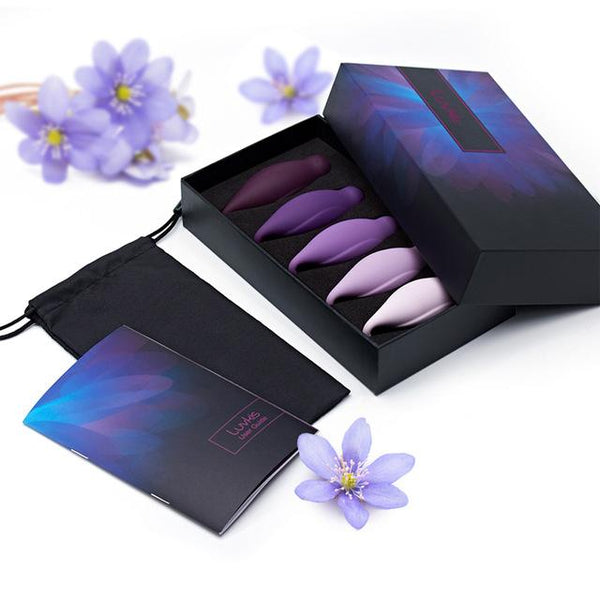 Luvkis 5pcs Set Bodysafe Medical Silicone Ball Ben Wa Ball Vagina Tighten Exercise Machine Vagina Ball Sex Toys for Women Purple