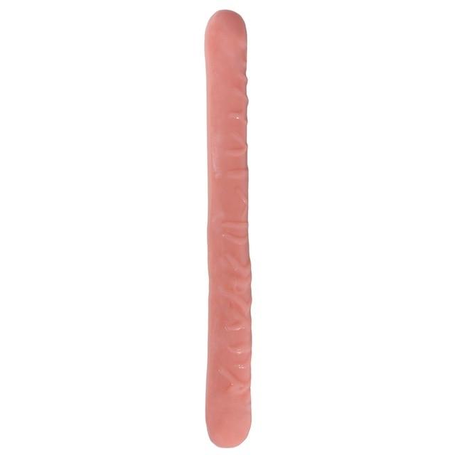 Long Realistic Dildo Double Ended Fake Jelly Penis Erotic with 10 Speed Bullet Vibrator for Women Lesbian Butt Plug Sex Shop
