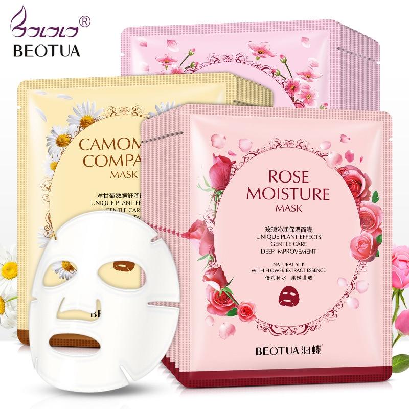 BEOTUA Face Mask  Natural Plant Extracts Hyaluronic Acid Facial Masks Moisturizing anti acne aging whitening Skin Care Masks
