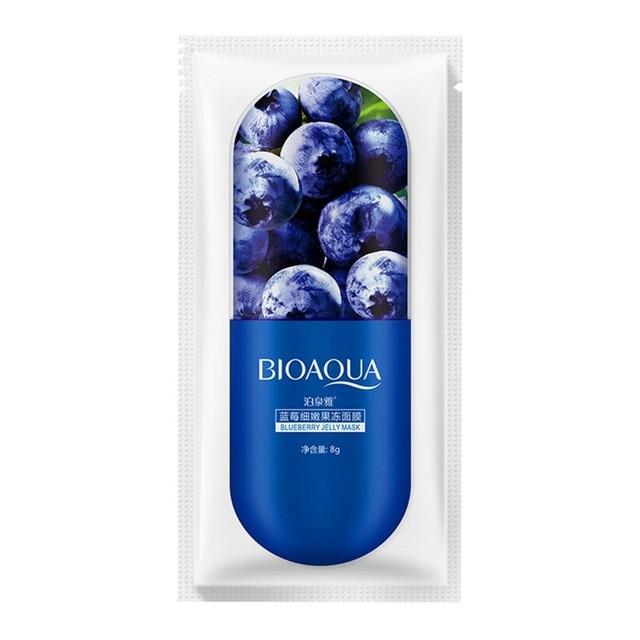 BIOAQUA 1pcs Facial Jelly Mask Sheet Deep Moisturizing Face Serum Whitening Moisture Essence Nutritious Cream Skin Care Women