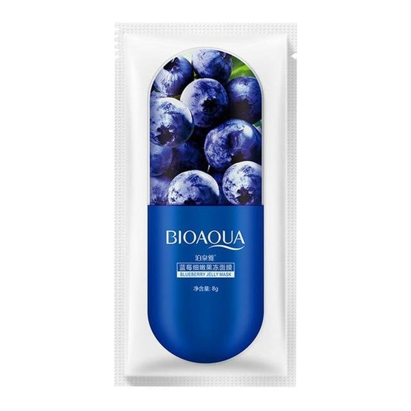 BIOAQUA 1pcs Facial Jelly Mask Sheet Deep Moisturizing Face Serum Whitening Moisture Essence Nutritious Cream Skin Care Women