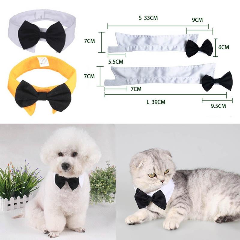 Butterfly Tie Cat Neckties Bow  Necktie Collar  2 Size Dog Bow Ties Adjustable  Grooming Product 1 PC Pet Accessories