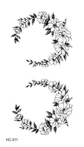 MB Flower Snake Fake Tatoo Cute Rabbit Tatuajes Tatuagem Dancing King Taty Body Art Waterproof Temporary Tattoo Stickers