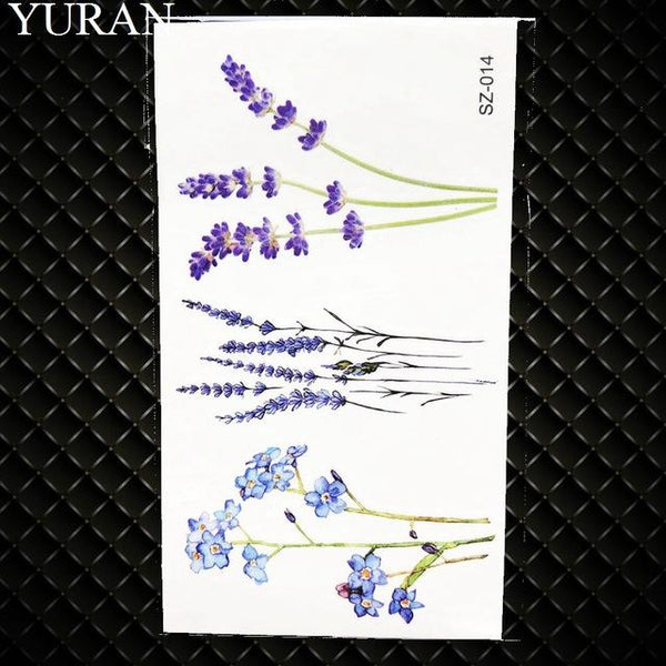 Children Cartoon Temporary Tattoo Sticker Men Gun AK47 Waterproof Fake Black Lines Flower Mountain Cute Tattoo Women Kids Planet