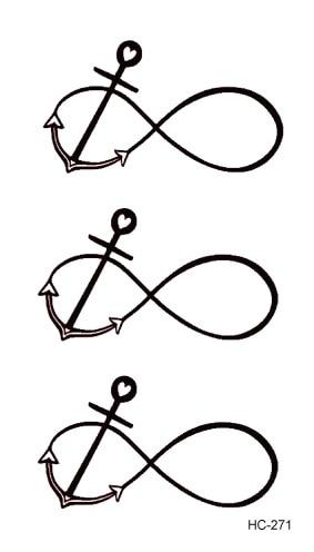 MB HC-265-285 Body Art Tatoo Black White Drawing Little Element Finger Small Water Transfer Temporary Flash Fake Tattoos Sticker