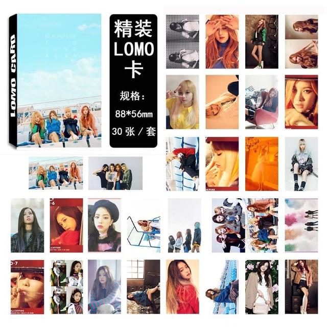 [MYKPOP]BLACKPINK LOMO Cards Set 30pcs/set Paper Photo Card KPOP Fans Collection SA1808702