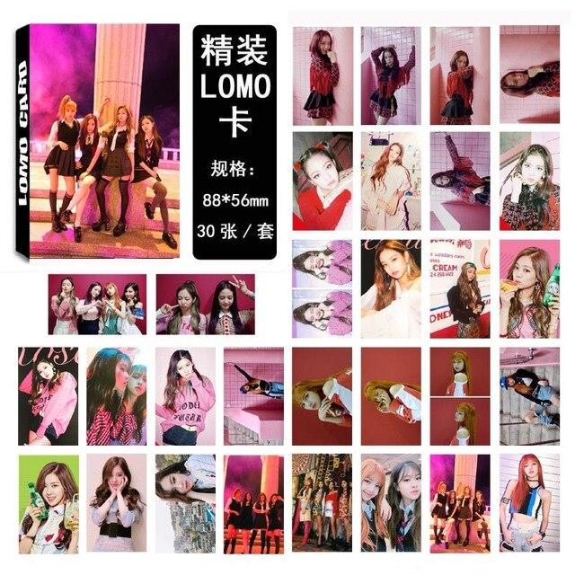 [MYKPOP]BLACKPINK LOMO Cards Set 30pcs/set Paper Photo Card KPOP Fans Collection SA1808702