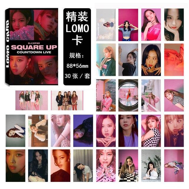 [MYKPOP]BLACKPINK LOMO Cards Set 30pcs/set Paper Photo Card KPOP Fans Collection SA1808702