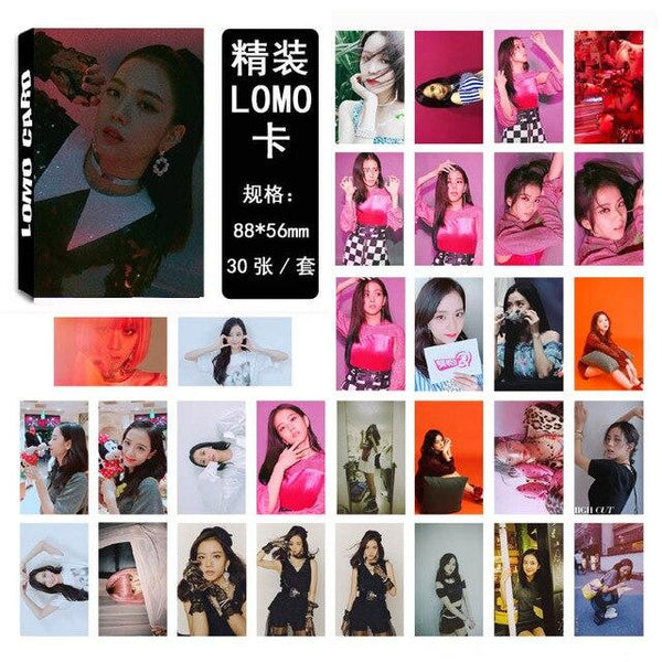 [MYKPOP]BLACKPINK LOMO Cards Set 30pcs/set Paper Photo Card KPOP Fans Collection SA1808702