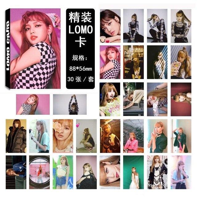 [MYKPOP]BLACKPINK LOMO Cards Set 30pcs/set Paper Photo Card KPOP Fans Collection SA1808702